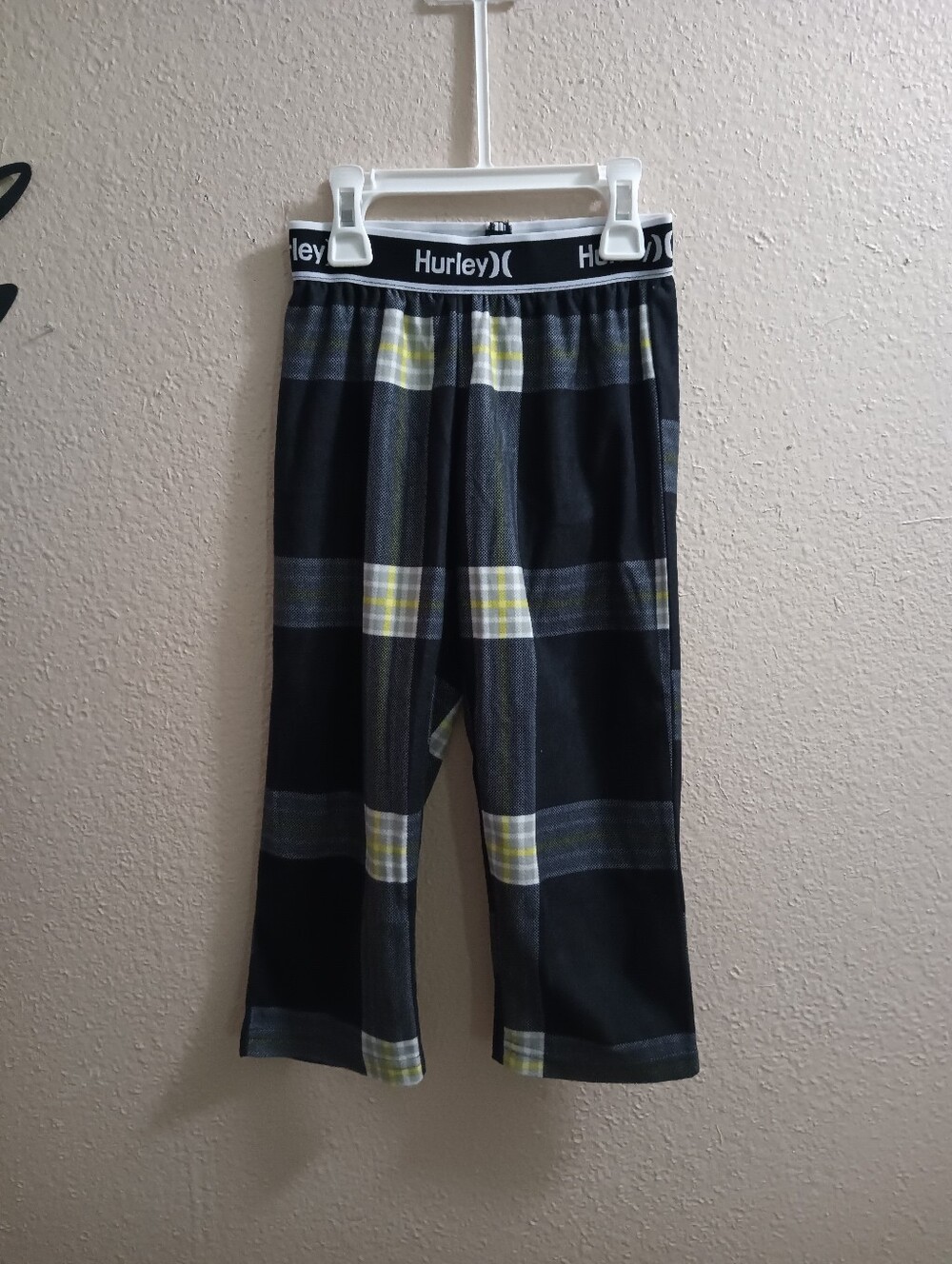Hurley Boys Plaid Lounge Pants